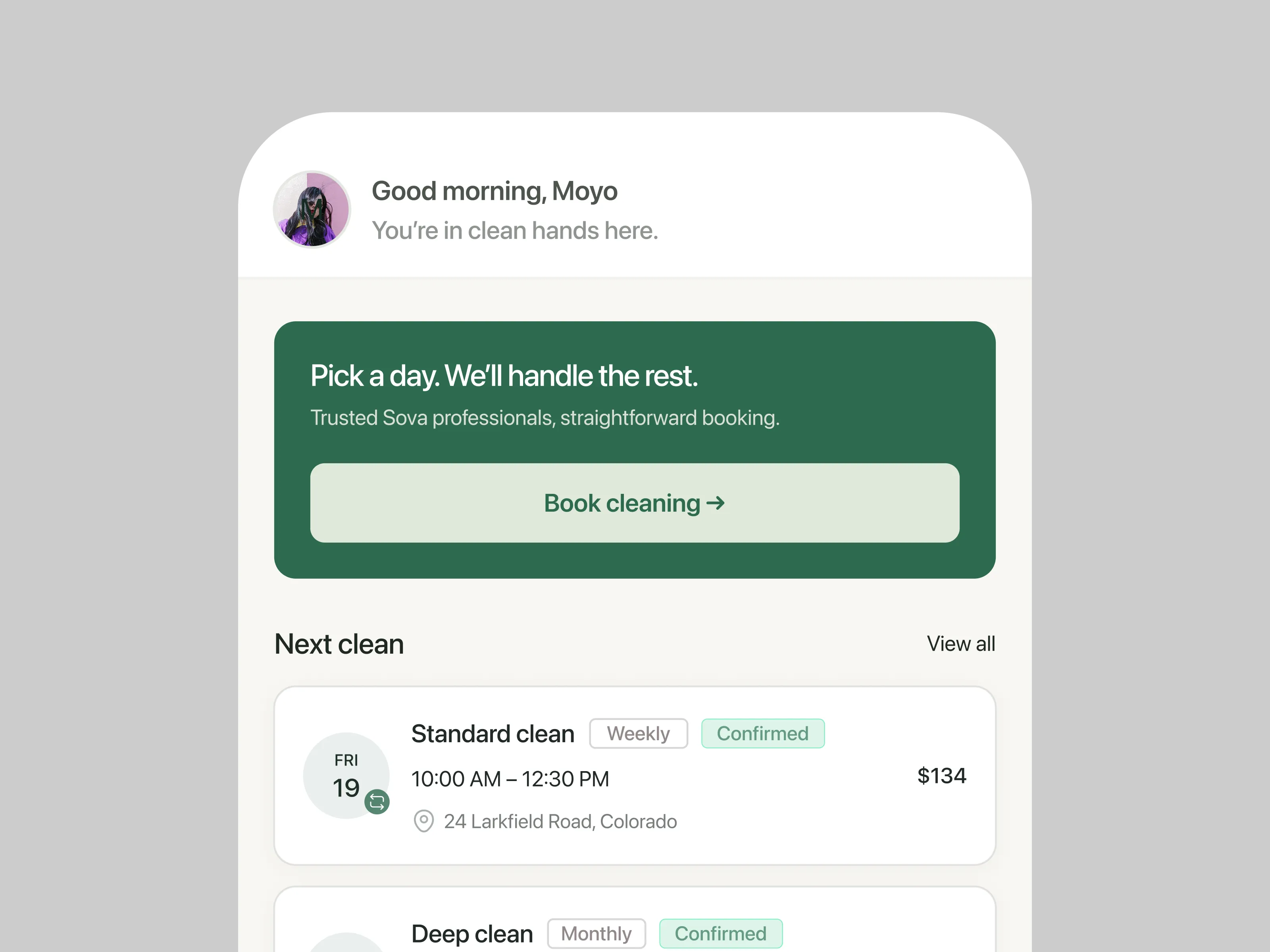 Sova / Customer Experience preview